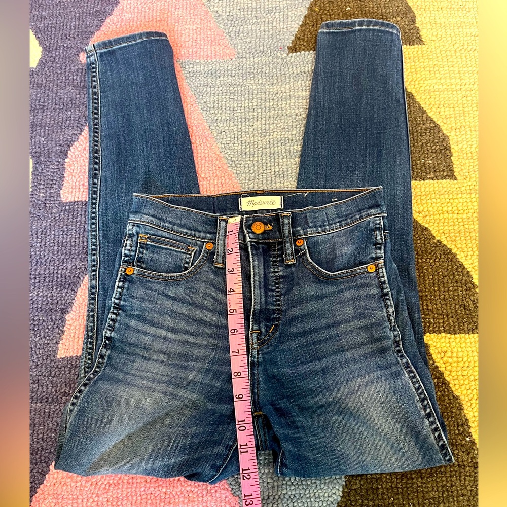 Madewell high-rise skinny jeans. Size 24